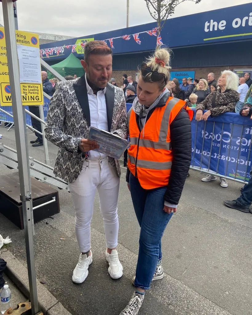 Checkmate Productions looking after a performing artist at an event